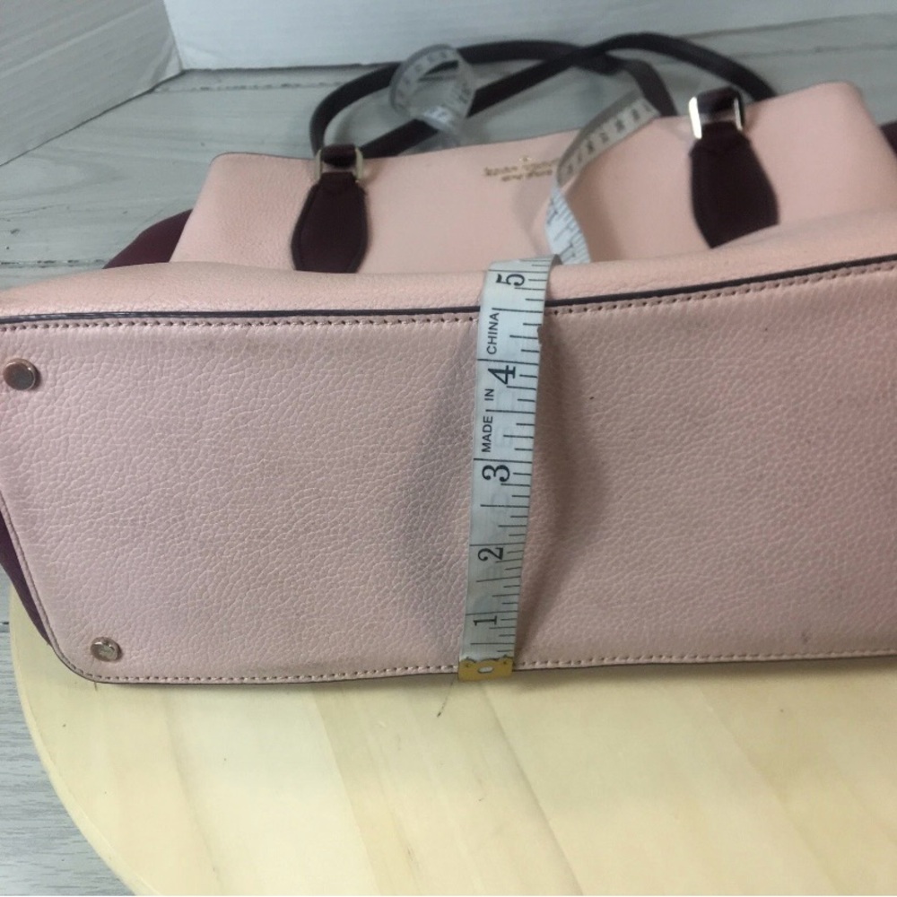 Kate Spade Colorblock New York Monet Triple Compartment Leather Handbag - Picture 13 of 16